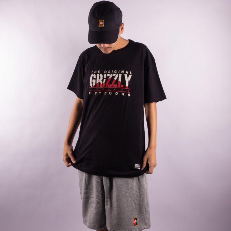 Camiseta Grizzly Rocky Mountain High Preto