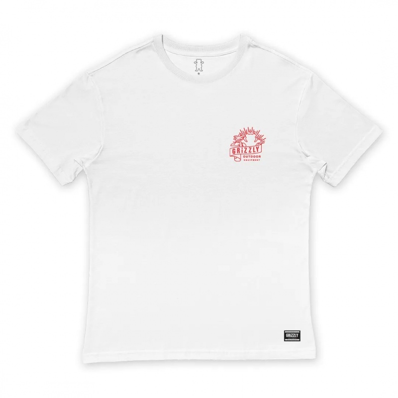 Camiseta Grizzly Shorebreak Branco