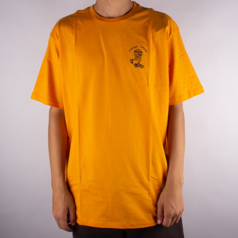 Camiseta Lakai Skull Laranja