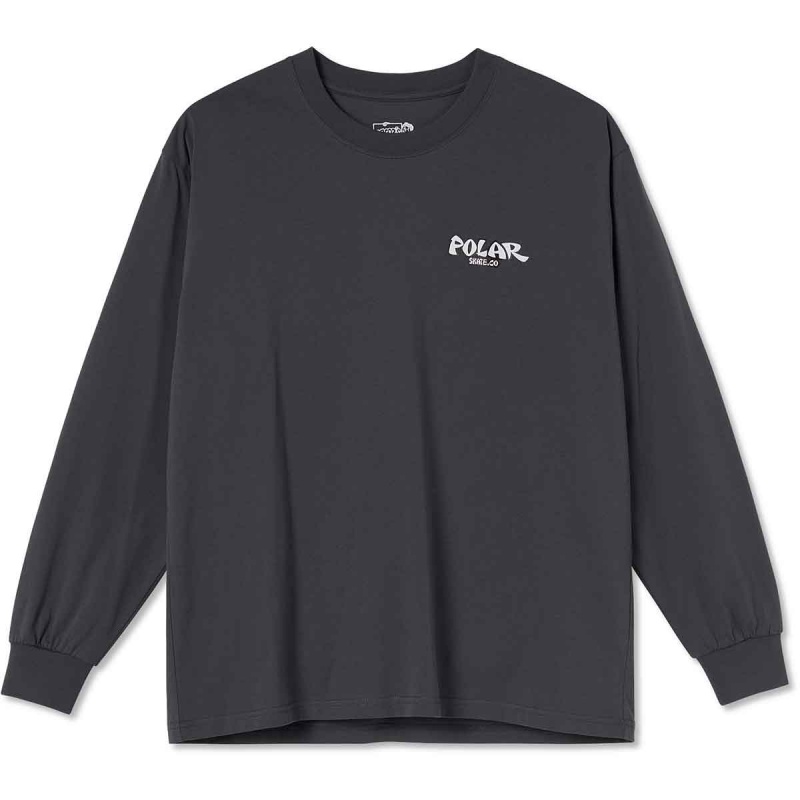 Camiseta Manga longa Polar Mt Fuji Cinza Escuro