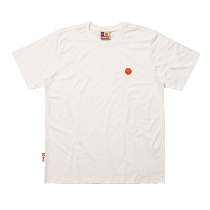 Camiseta Orange Basic Branco