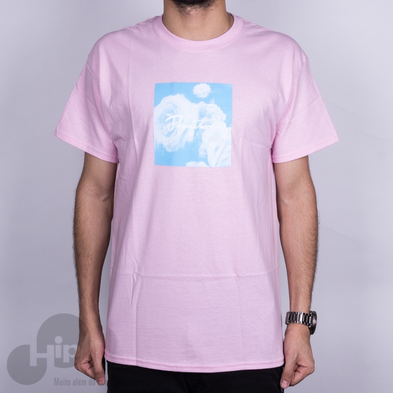 Camiseta Primitive Blue Rose Rosa