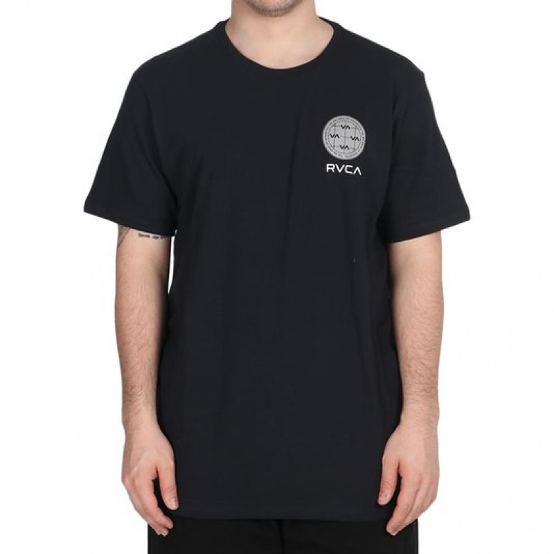 Camiseta RVCA Pin Club Preto