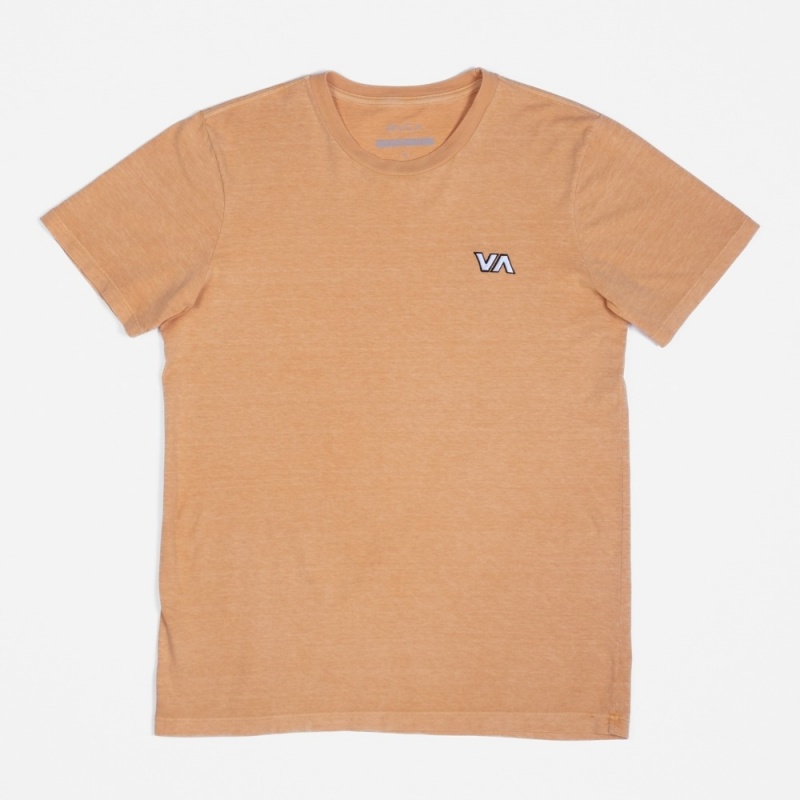 Camiseta RVCA Va Pigment Laranja