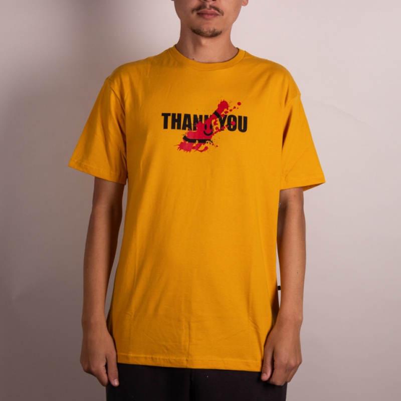 Camiseta Thank You Kill Bill Revenge Amarelo