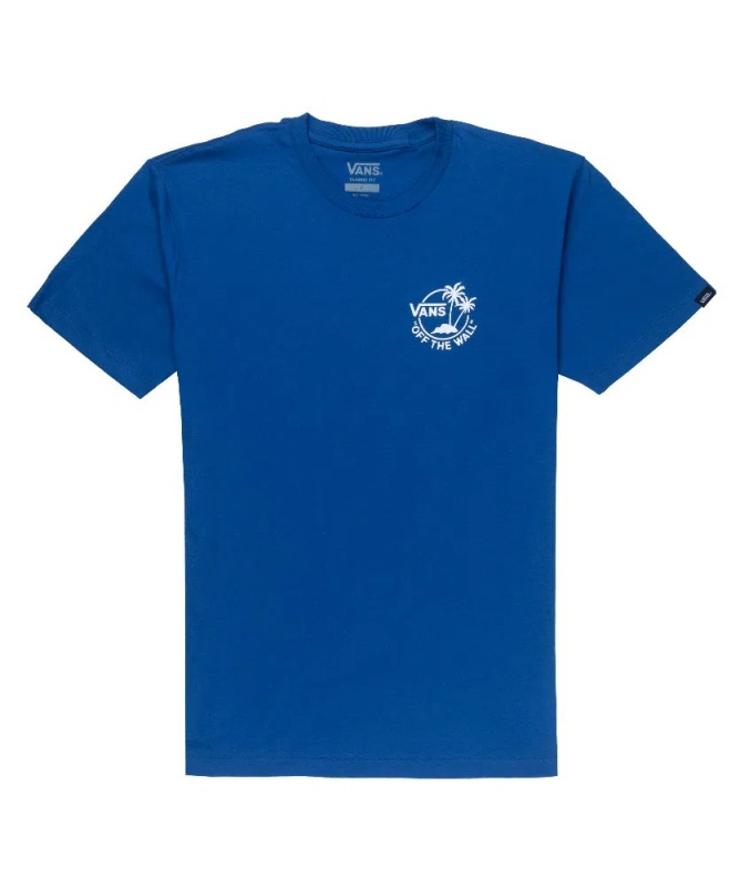 Camiseta Vans Classic Mini Dual Palm  II Azul