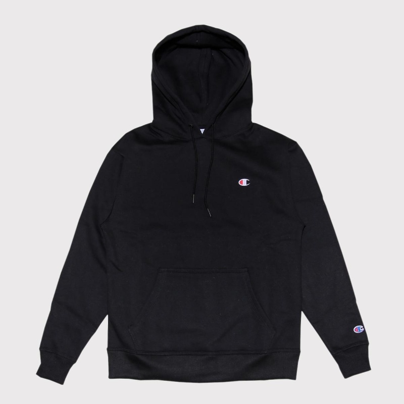 Canguru Champion Super Fleece Logo Preto