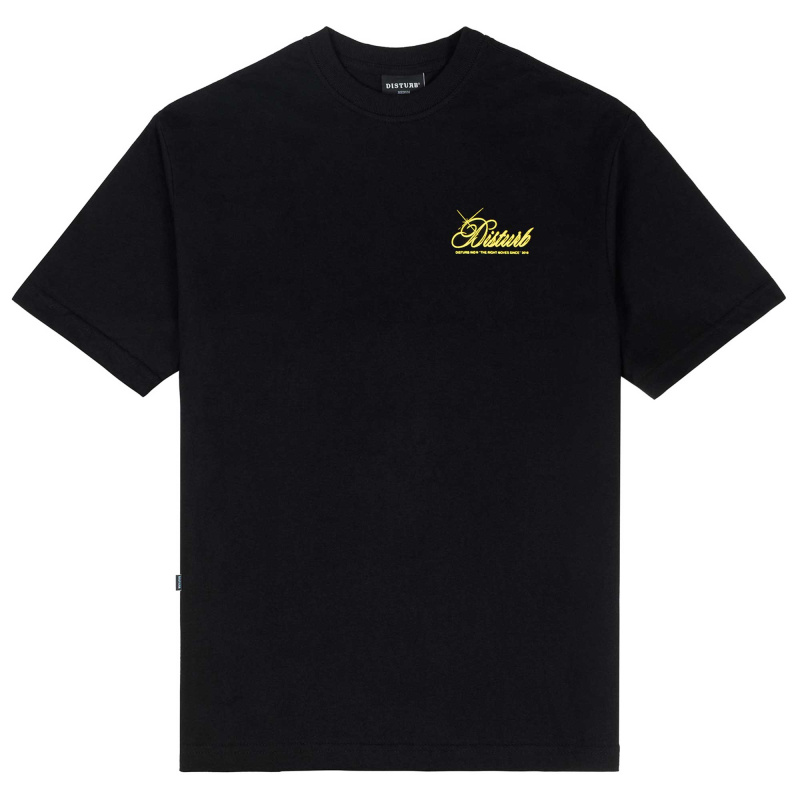 Camiseta Disturb Chess Over Preto