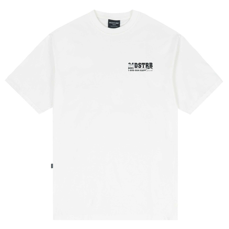 Camiseta Disturb Hotline Bege