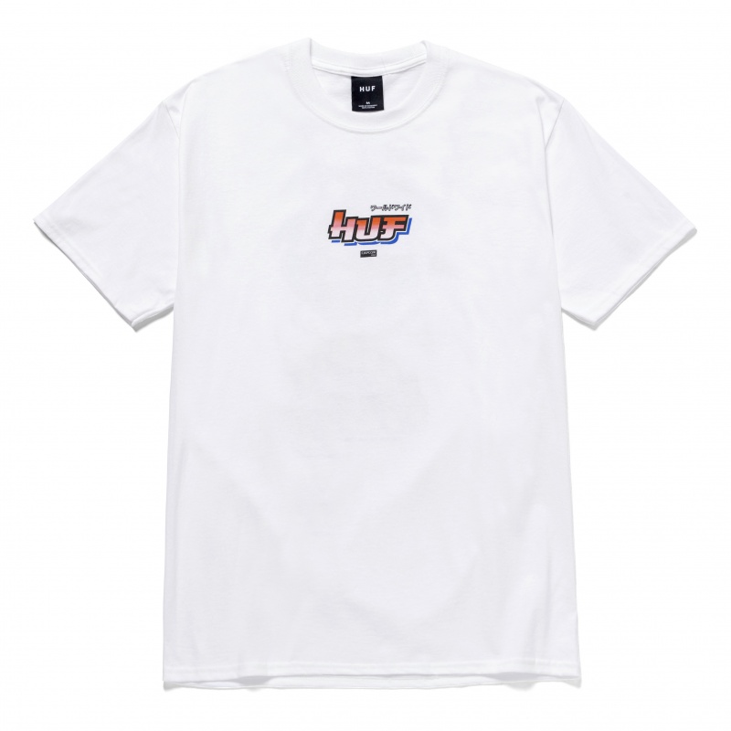 Camiseta Huf Chun-Li e Cammy Branco