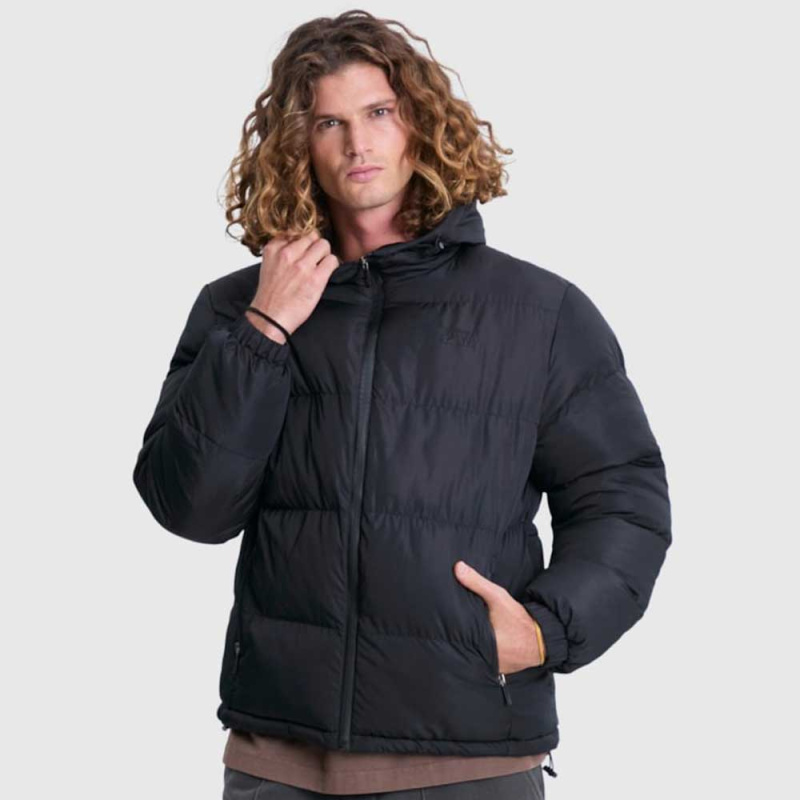 Jaqueta Baw Puffer Premium Essentials Preto