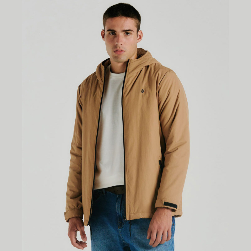 Jaqueta Pesada Volcom Solid Marrom