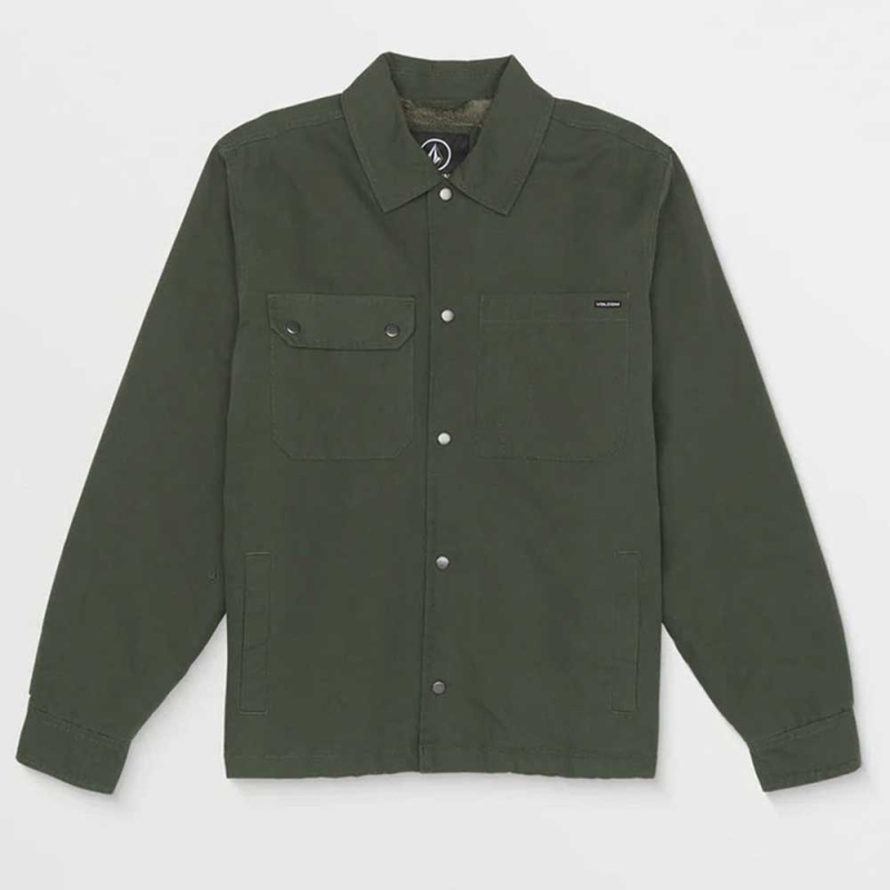 Jaqueta Volcom Larkin Lined Verde