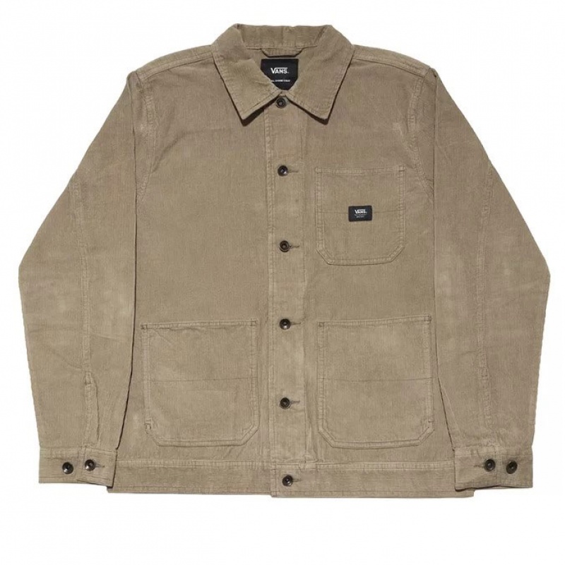 Jaqueta Vans Drill Coat Corduroy II Bege