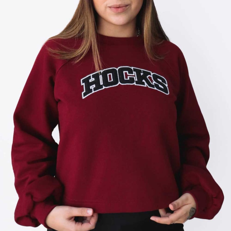 Moletom Hocks Raglan Vinho