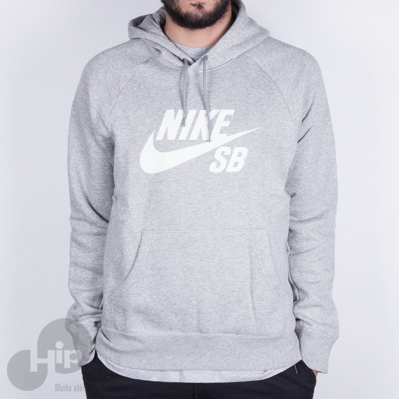 moletom cinza nike