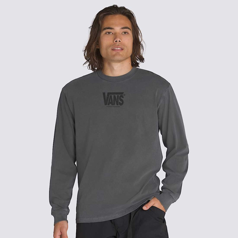 Camiseta Manga Longa Vans MTE Divine Symmetry Cinza