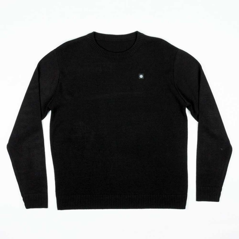 Malha Element Classic Crew Preto