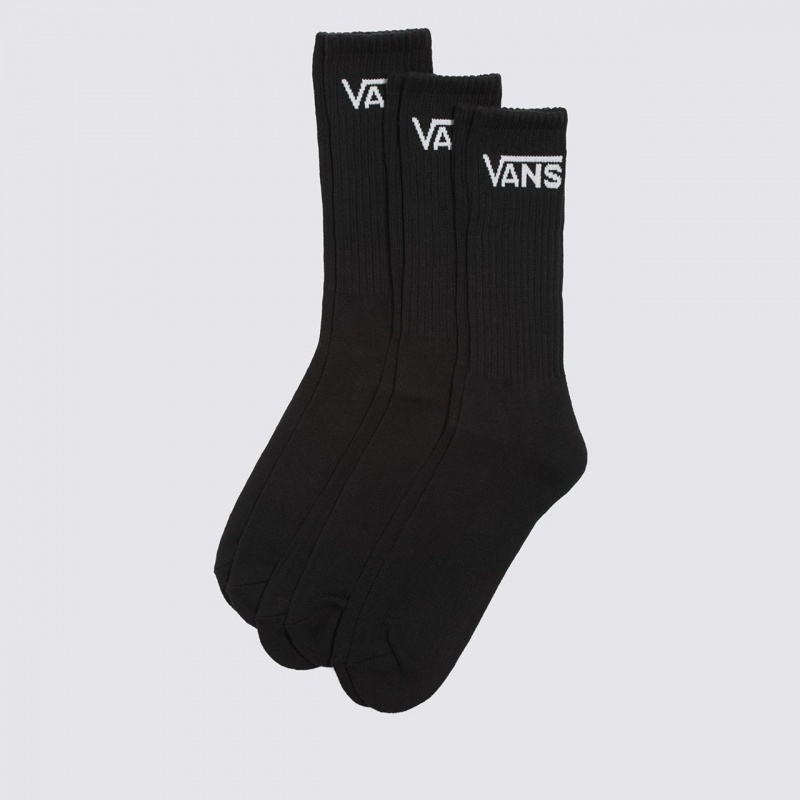Meia Vans Classic Crew 36-40 3pk Preto