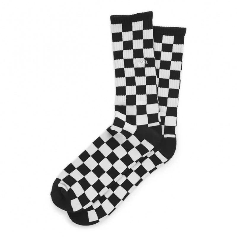 Meia Vans Checkerboard Preto/Branco