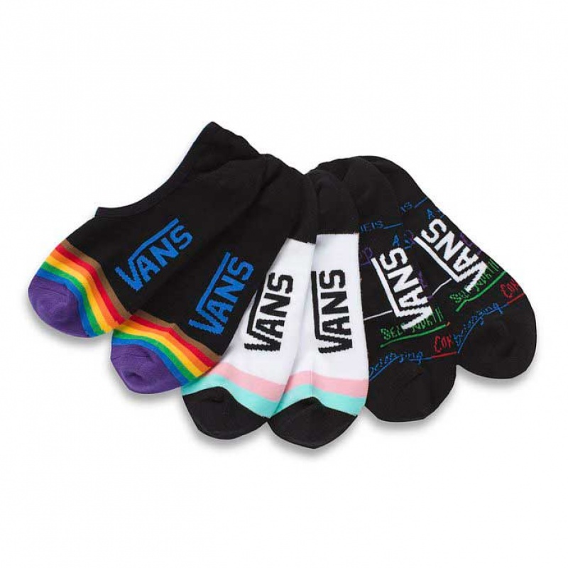 Meia Vans Pride 22 Canoodle Multicolorido