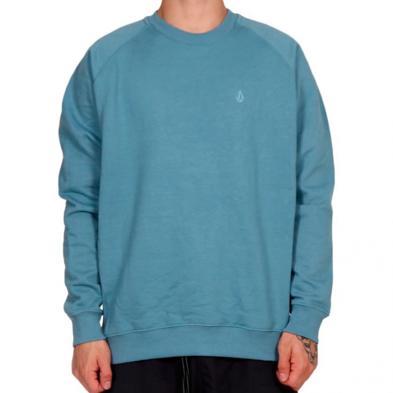 Moletom Volcom Freeleven Azul Claro