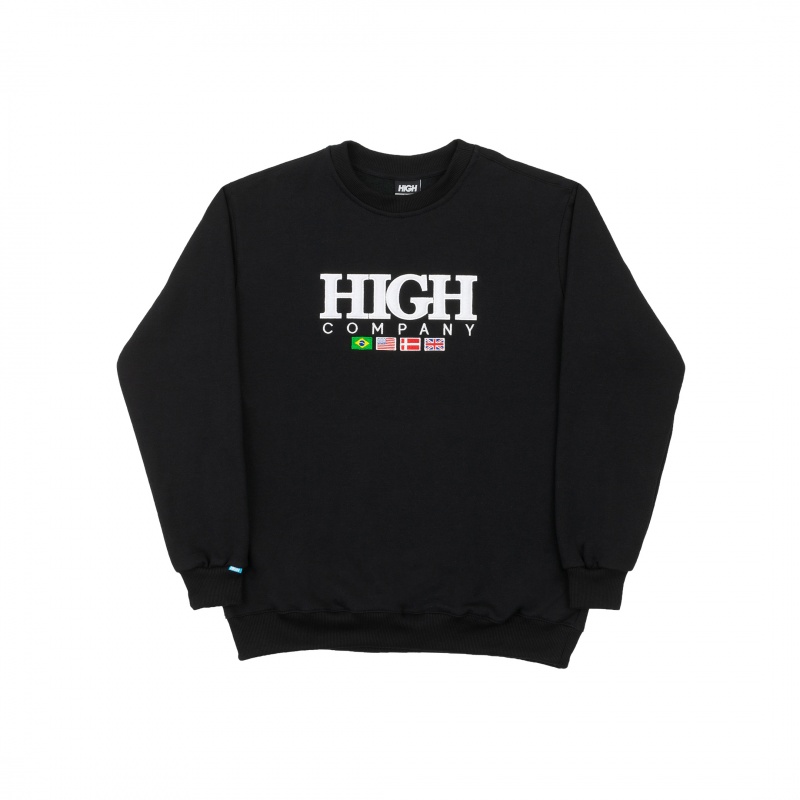 Moletom Crewneck High World Boss Preto