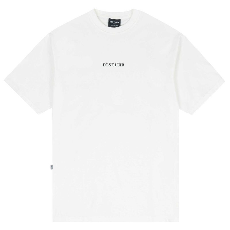 Camiseta Disturb Og Logo Bege