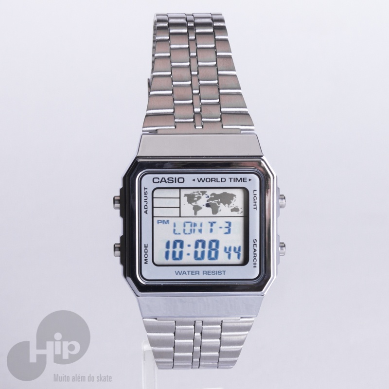 Relgio Casio A500wa-7df Prata