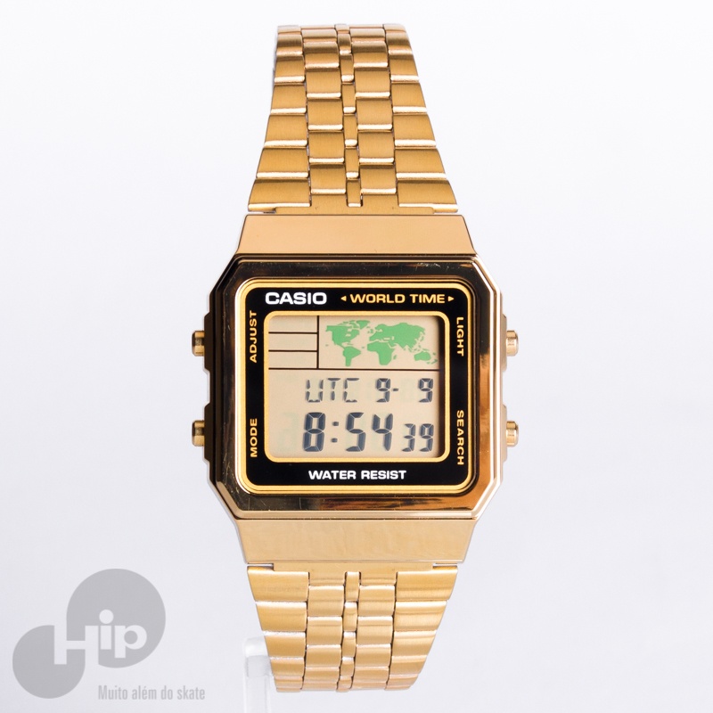 Relgio Casio A500wga-1df Dourado