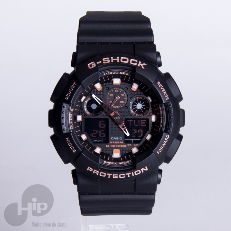 Relgio G-shock Ga-100gbx-1a4dr Preto