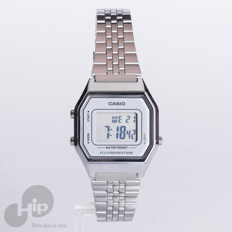 Relgio Casio La680wa-7df Prata