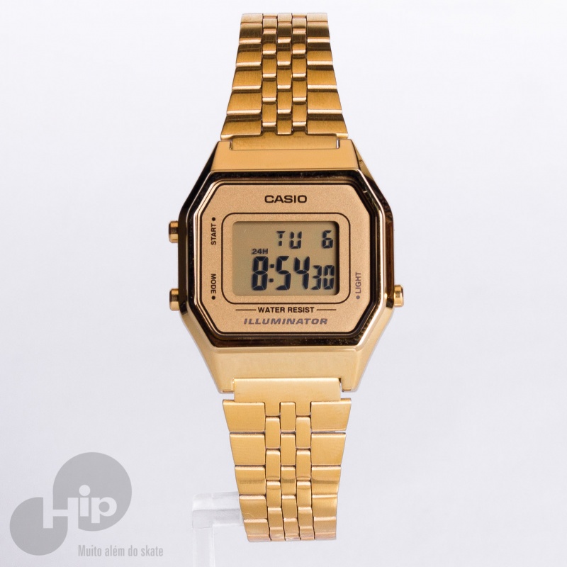 Relgio Casio La680wga-9df Dourado