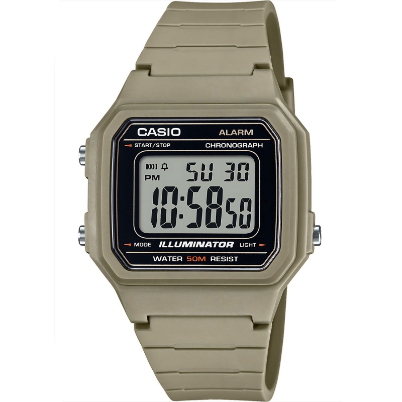 Relgio Casio W-217H-5AVDF Bege