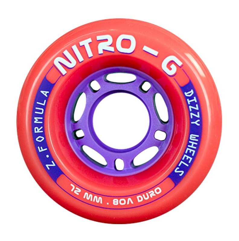 Roda Dizzy 72mm Nitro-G Rosa