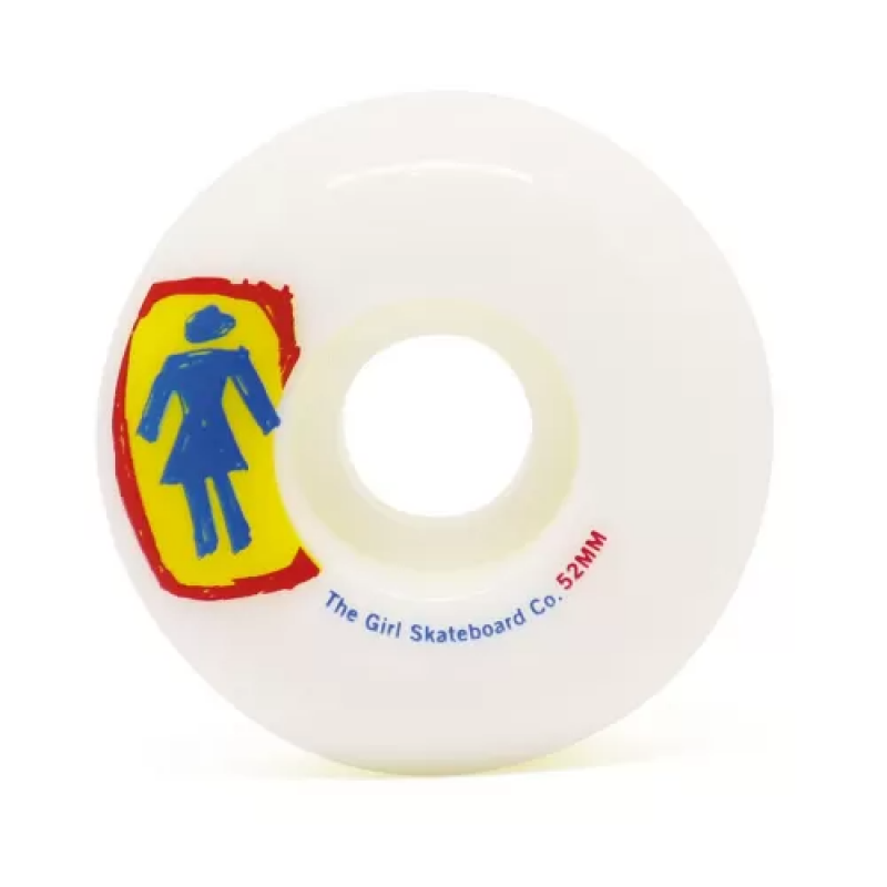 Roda Girl 52mm RYB Branco