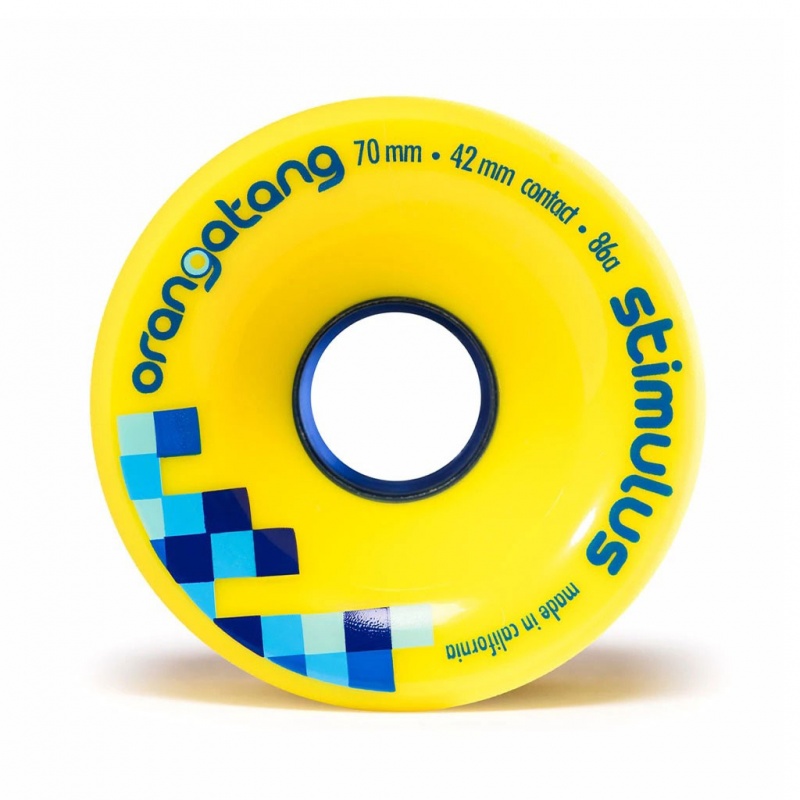 Roda Orangatang 70mm Stimulus Amarelo