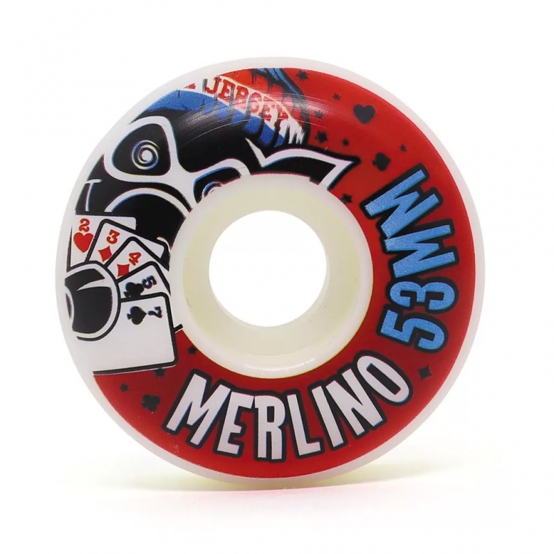 Roda Pig 53mm Merlino Branco