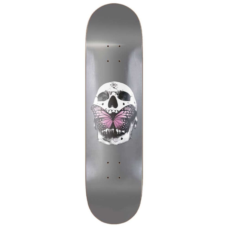 Shape Disorder 8.0 Butterfly Skull Cinza