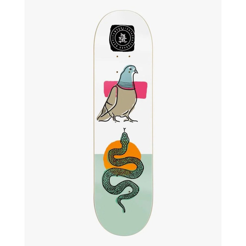 Shape Wood Light 8.0 FiberGlass Pigeon Branco