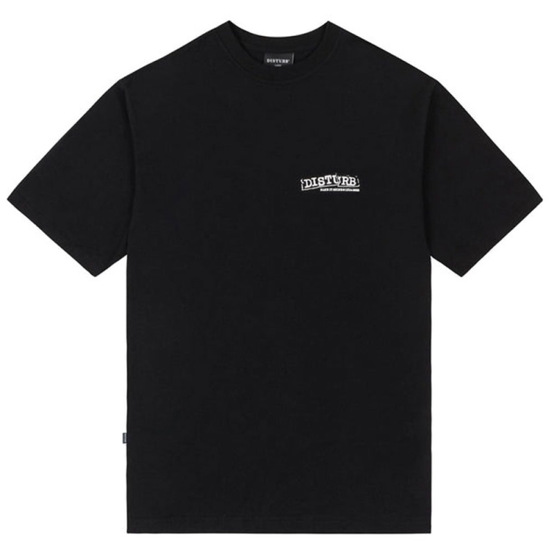 Camiseta Disturb Shiny Preto