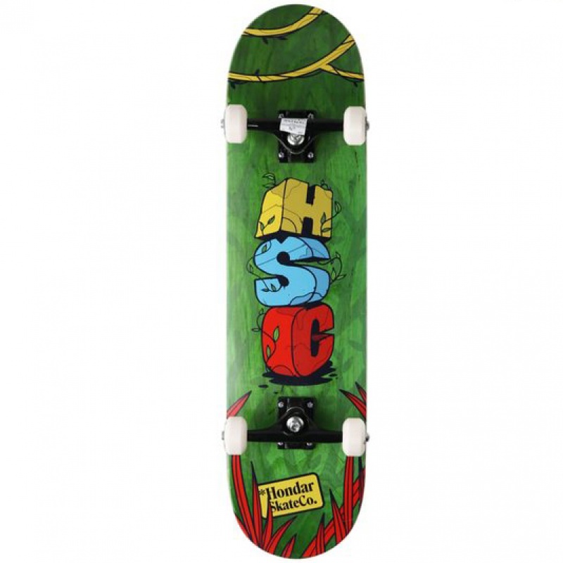 Skate Montado Hondar Iniciante Srie Jungle Verde