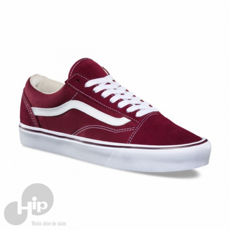 tenis vans old skool feminino vinho