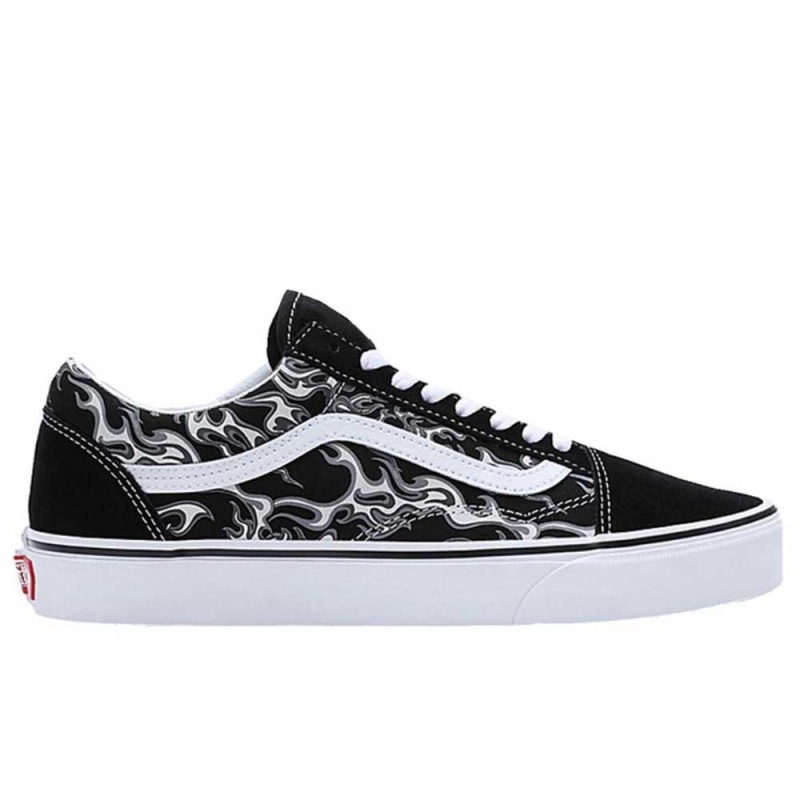 Tnis Vans Old Skool Flames Preto