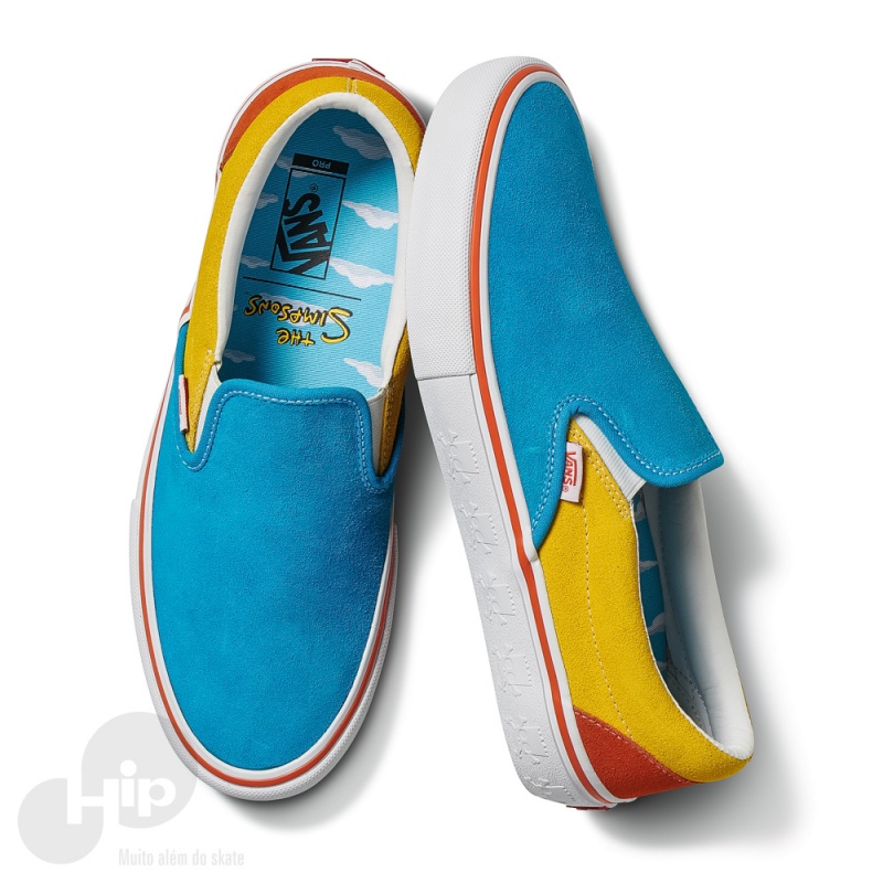 Tnis Vans Slip-On The Simpson Bart Azul