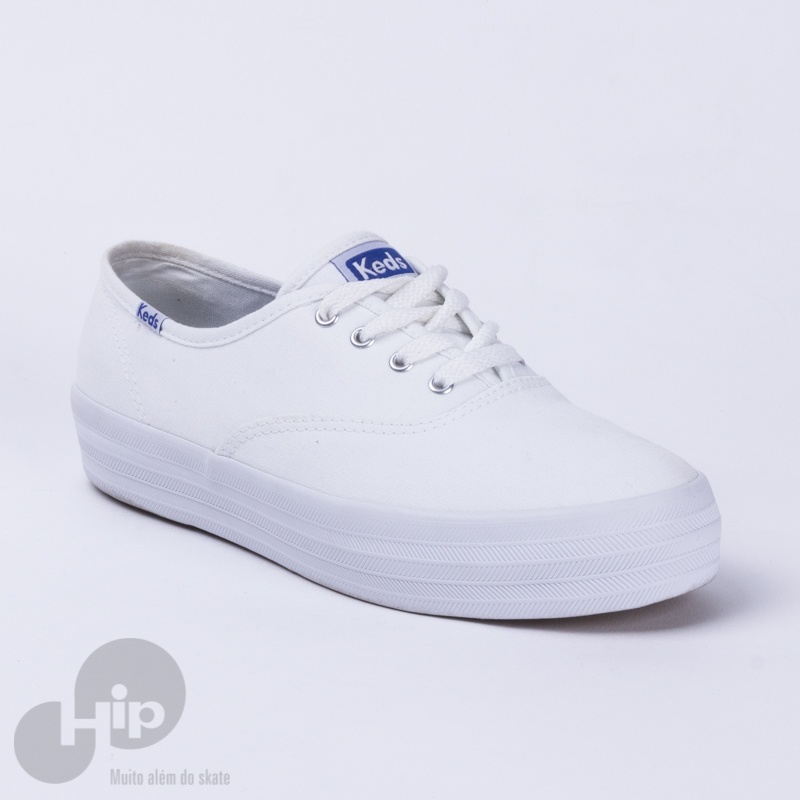 keds triple canvas branco