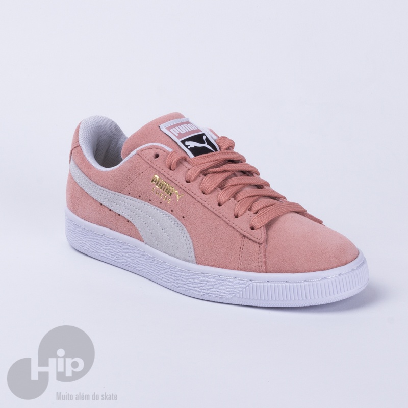 tenis puma suede classic rosa