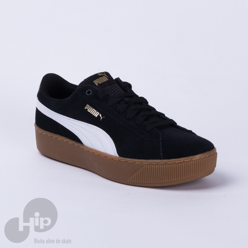 Tnis Puma Vikky Platform Preto Gum