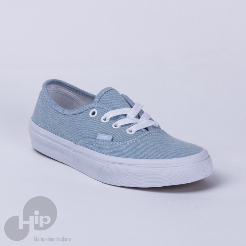 tenis vans authentic azul bebe