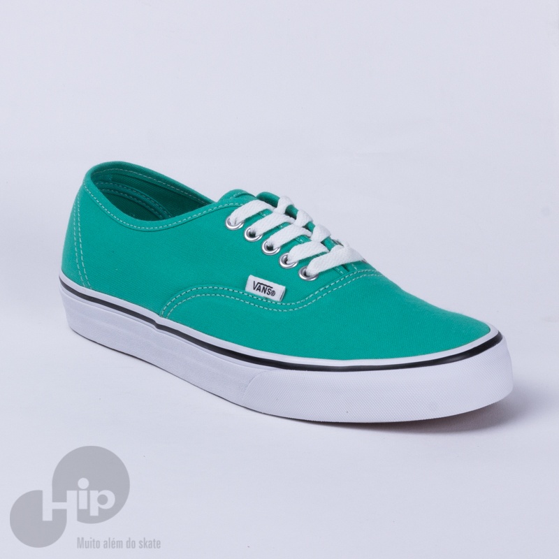 vans cinza e verde